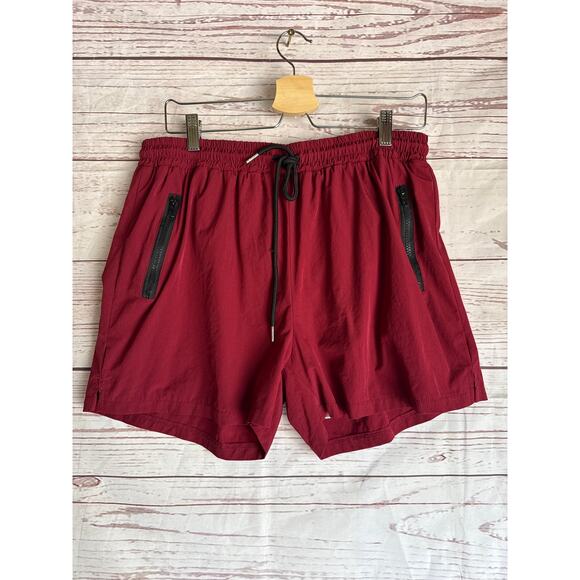 Coofandy Marron Shorts with Pockets Sz XL - Picture 1 of 9